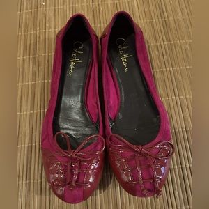 Cole Haan 7.5 ballerina suede flats
